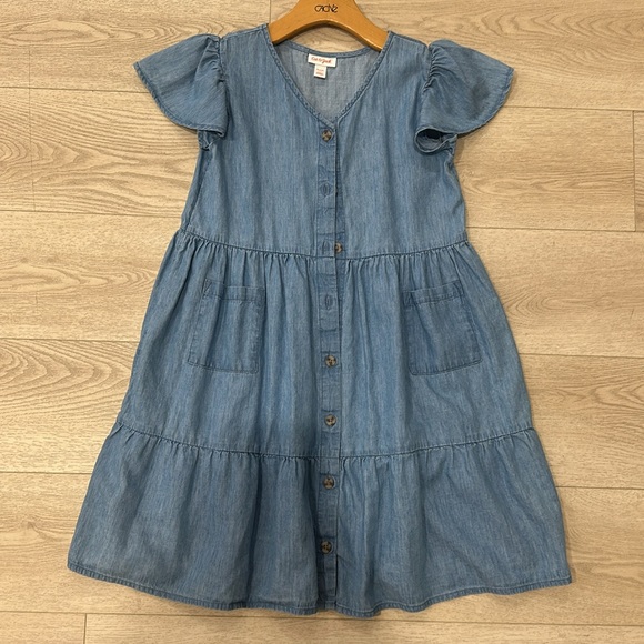 Soft woven short sleeve dress - Picture 6 of 12